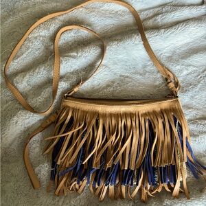 Fringed crossbody